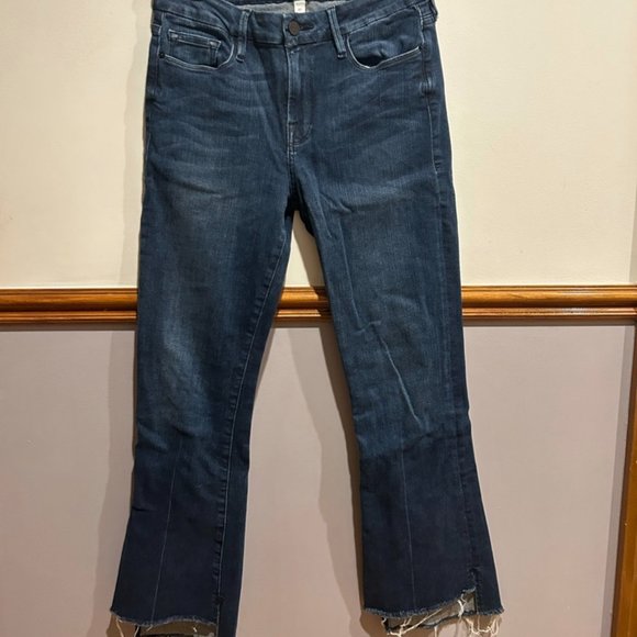 Frame Denim “Le Crop Mini Boot” Jeans - Picture 1 of 5